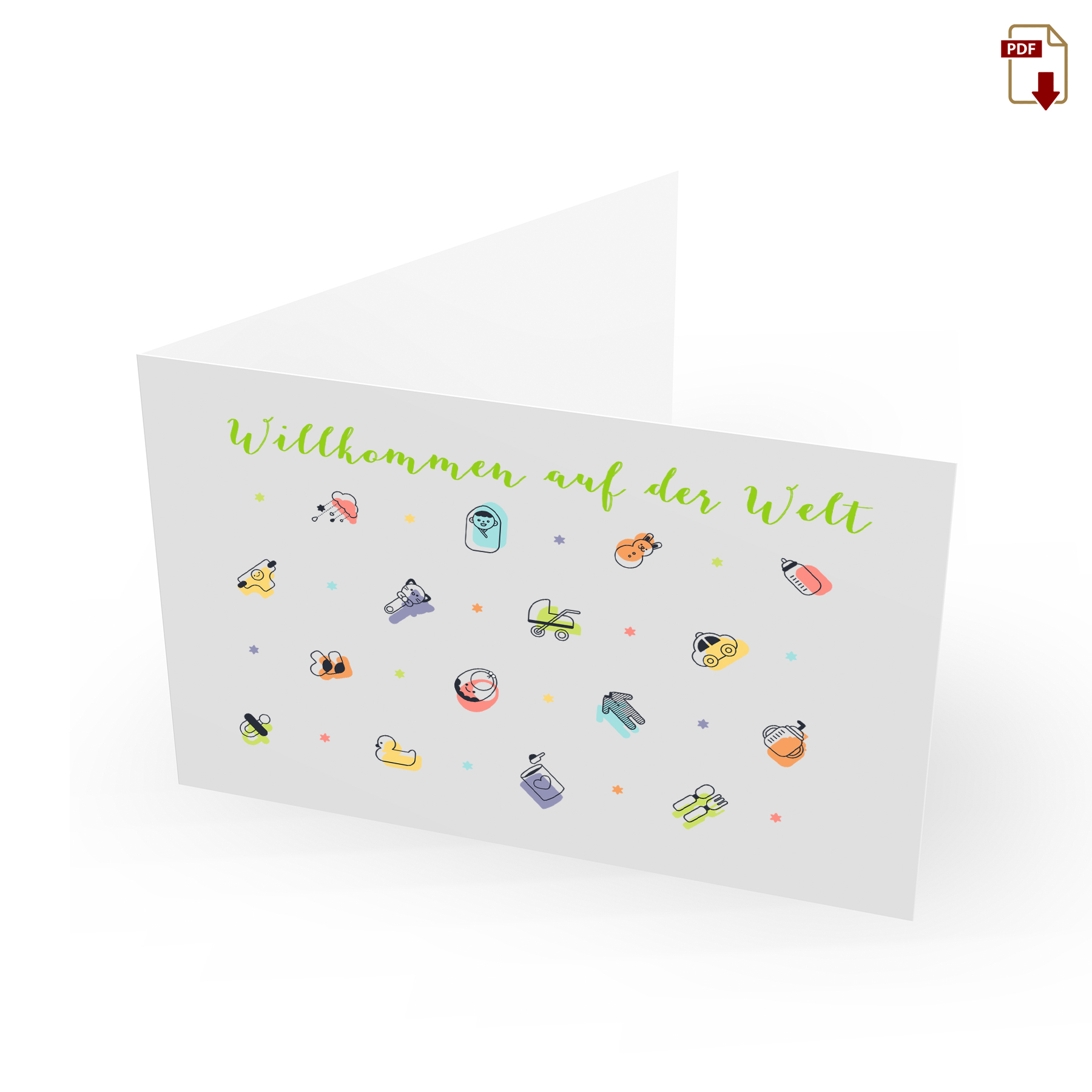 Geschenkgutschein Geburt
