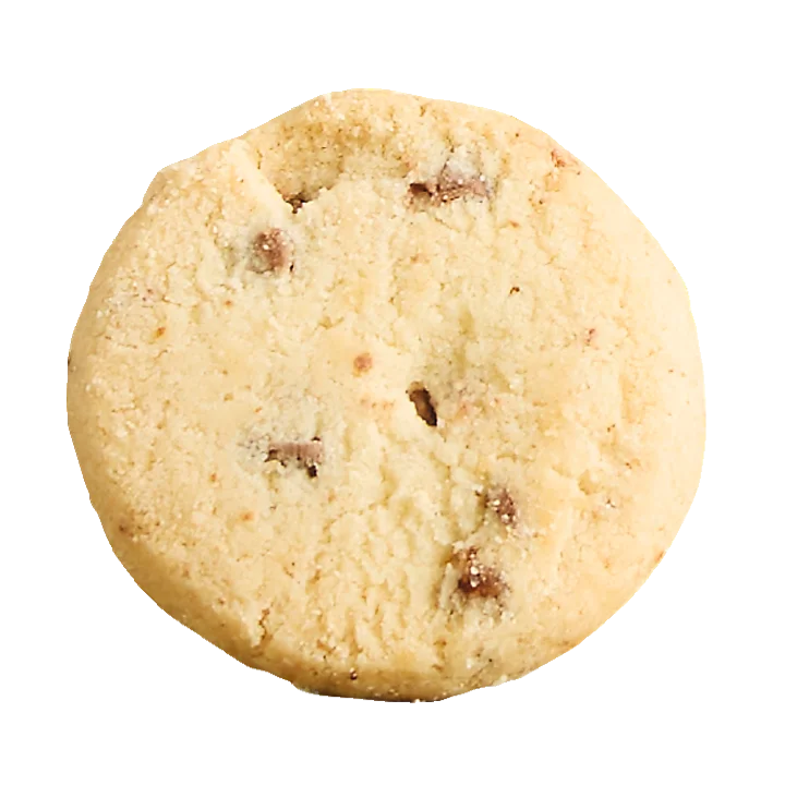 Buttergebäck mit Orange und Schokolade