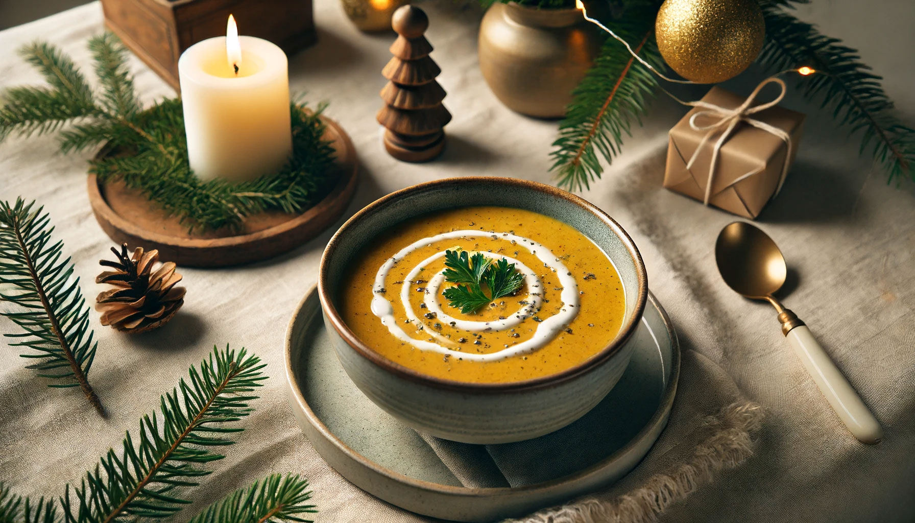 Weihnachtliche Senfsuppe Weihnachtliche Senfsuppe