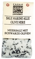Meersalz mit schwarzen Oliven