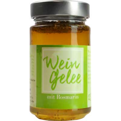 Weingelee mit Rosmarin