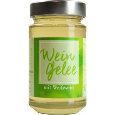 Weingelee mit Maracujalikör