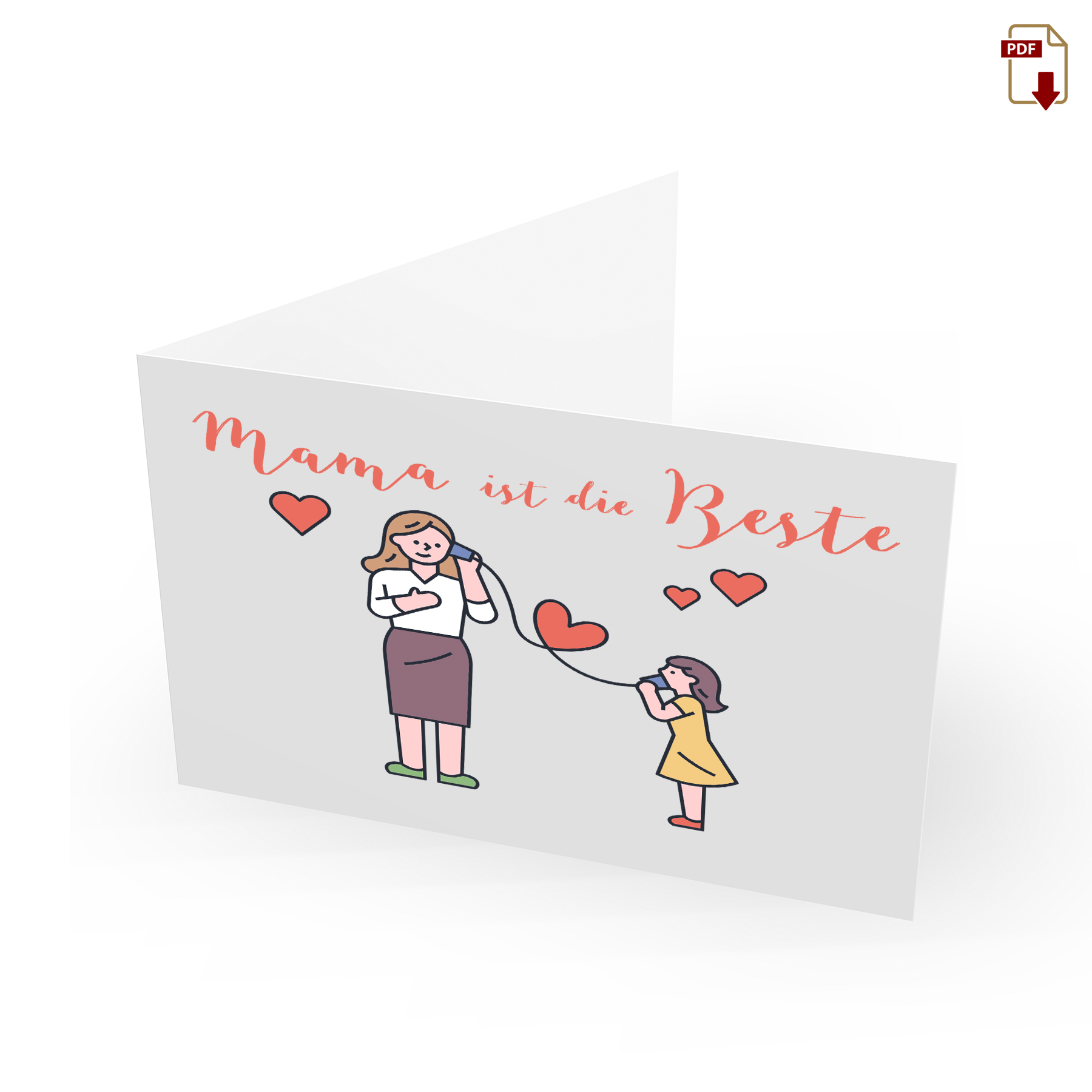 Flaschengeist-Geschenkgutschein-3DKarte-Muttertag Geschenkgutschein Muttertag zum Drucken